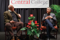 Harry Smith '73 interviewing acclaimed author Reza Aslan