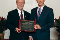President Mark Putnam and Graham Lemke.