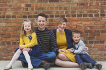 Heiting-Doane balances volunteering with his job and family time with wife Jana and their two children.