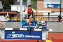 Mark Fairley ’18 came from behind to take the NCAA Division III title in the 3,000-meter steeplechase. Photo: d3photography.com