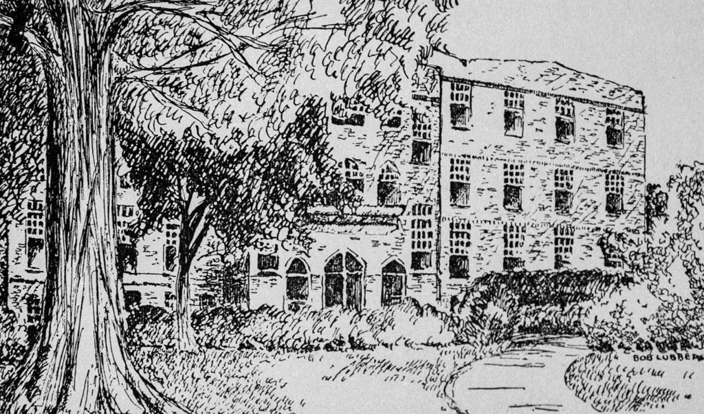 Sketch of Graham Hall