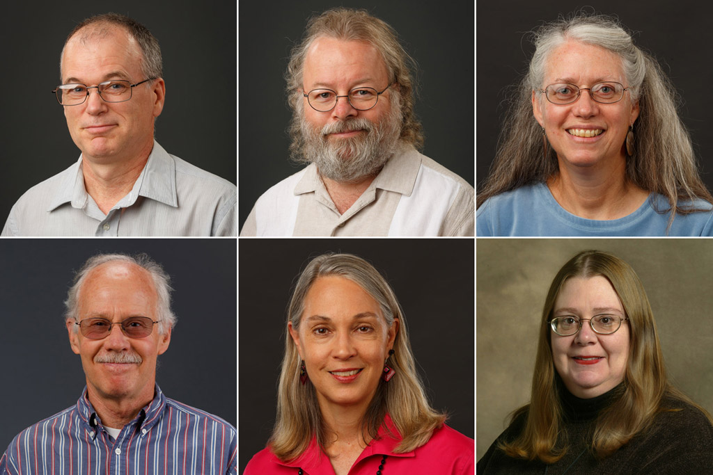 Retiring members of the Central College faculty.