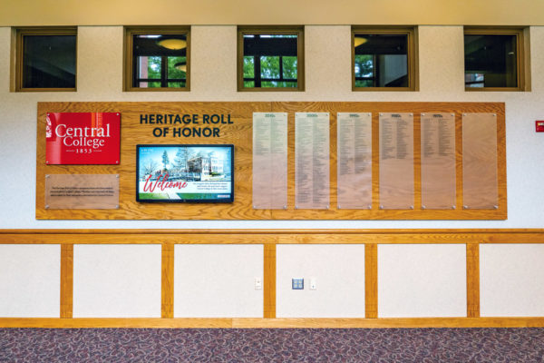 New interactive donor wall
