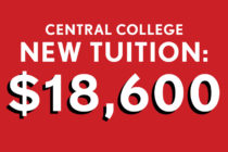Central College's new tuition: $18,600