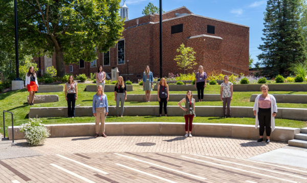 Central students who attended a five-day women's leadership conference on campus.