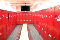 An expansive new women’s locker room provided much-needed space and was constructed in the second phase and opened this fall, matching the men’s locker room that was added in 2017. Central’s women’s athletics program didn’t exist when P.H. Kuyper Gymnasium was constructed in 1969.