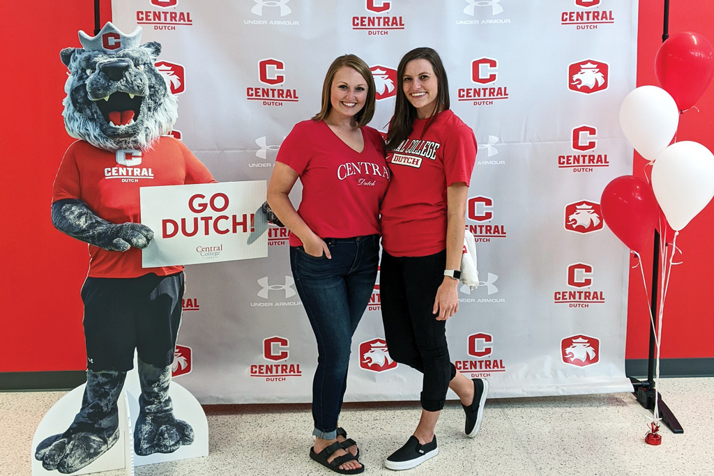 Took a break from all the post-game celebrations to get a picture with Shelby Klumpers ’16. It had only been about five years since our last one together!