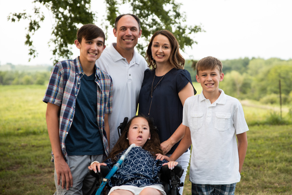 The Terrific Turnbulls Left to right: Treyton, Travis ’99, Stella, Sarah ’00 and Sayer Turnbull.