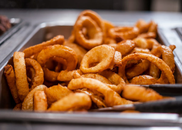 Onion rings at Central Market