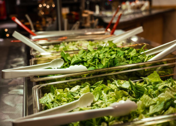 Salad bar at Central Market