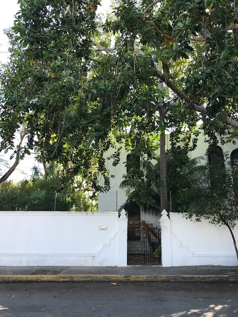 The Former Governor’s Mansion and Central College Mérida House from 1975-2018.