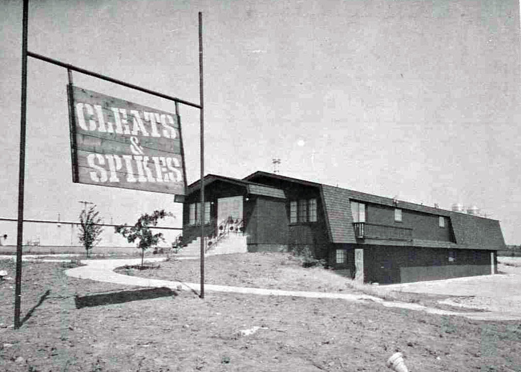Cleats and Spikes, an athletics-themed restaurant and disco bar west of campus, was operated by Max and Judy Vander Pol from 1978-91 and was a popular hangout for Central students.