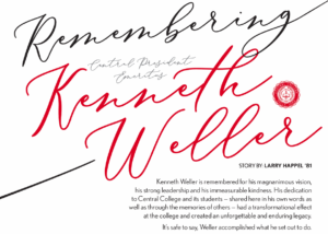 "Remembering Kenneth Weller" graphic