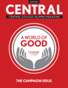 Summer 2025 - Central College Alumni Magazine - A World of Good Logo - The Campaign Issue